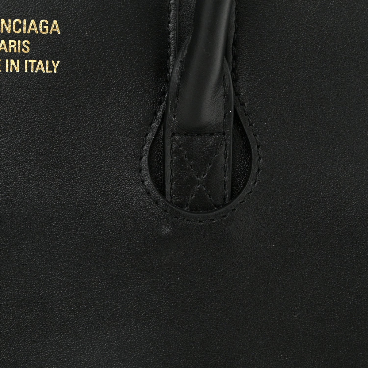 Smooth Calfskin Small Bel Air Carry All Bag Black