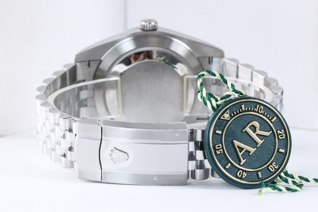 DATEJUST 41MM SILVER BLACK DIAL