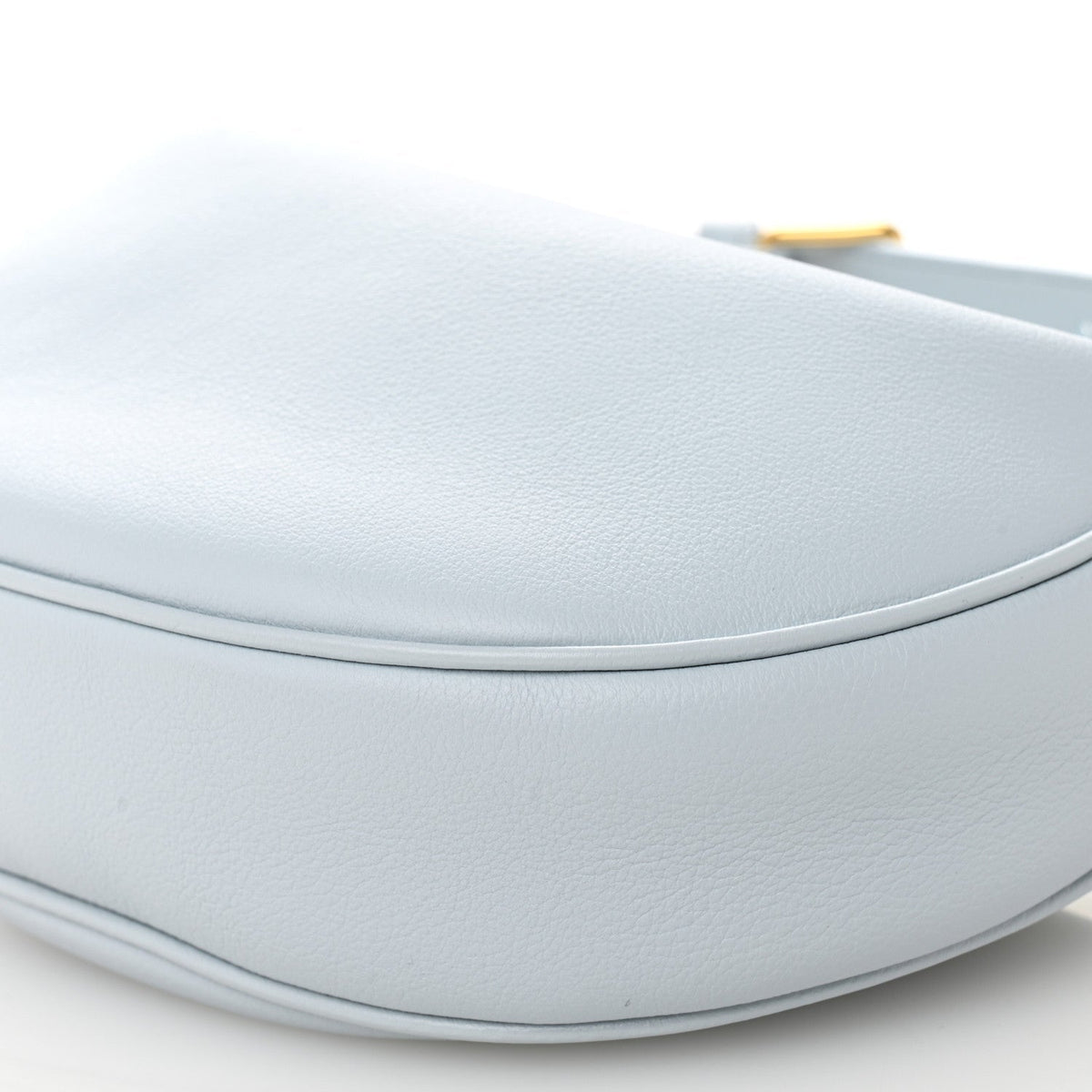 Supple Grained Calfskin Teen Lulu Shoulder Bag Glacier