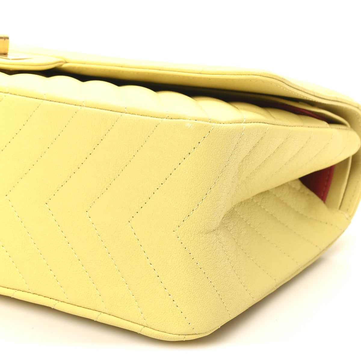 Sheepskin Chevron Quilted 2.55 Reissue 226 Flap Yellow