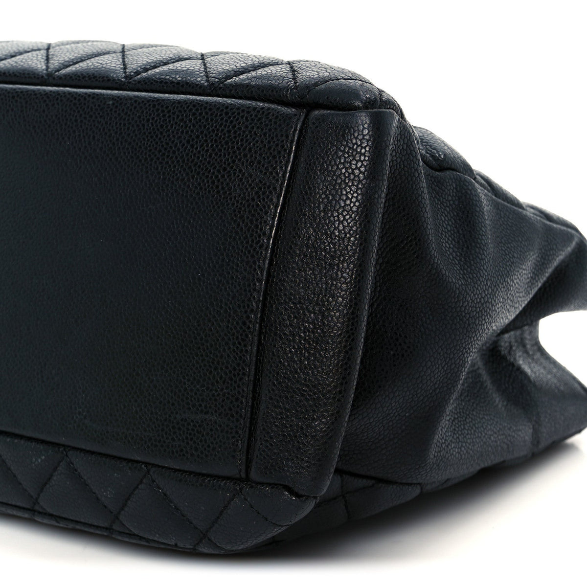 Caviar Quilted Grand Shopping Tote GST Black