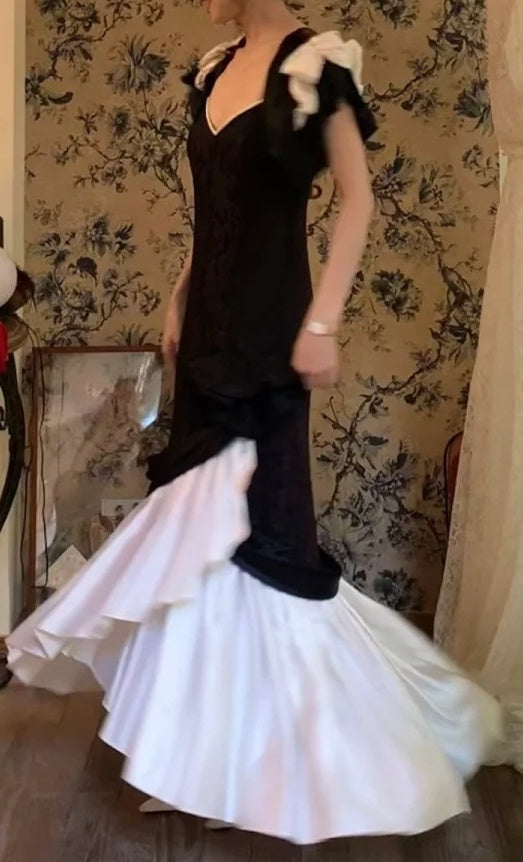 Minimalist Prom Dress V-neck Mermiad Gala Dress Formal Dress Evening Dress D4581