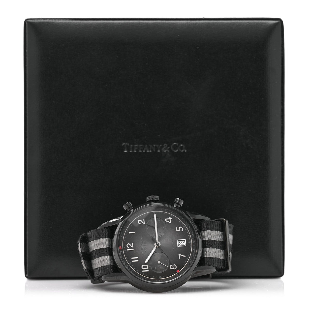 DLC Stainless Steel Nylon 40mm CT60 Automatic Watch Black