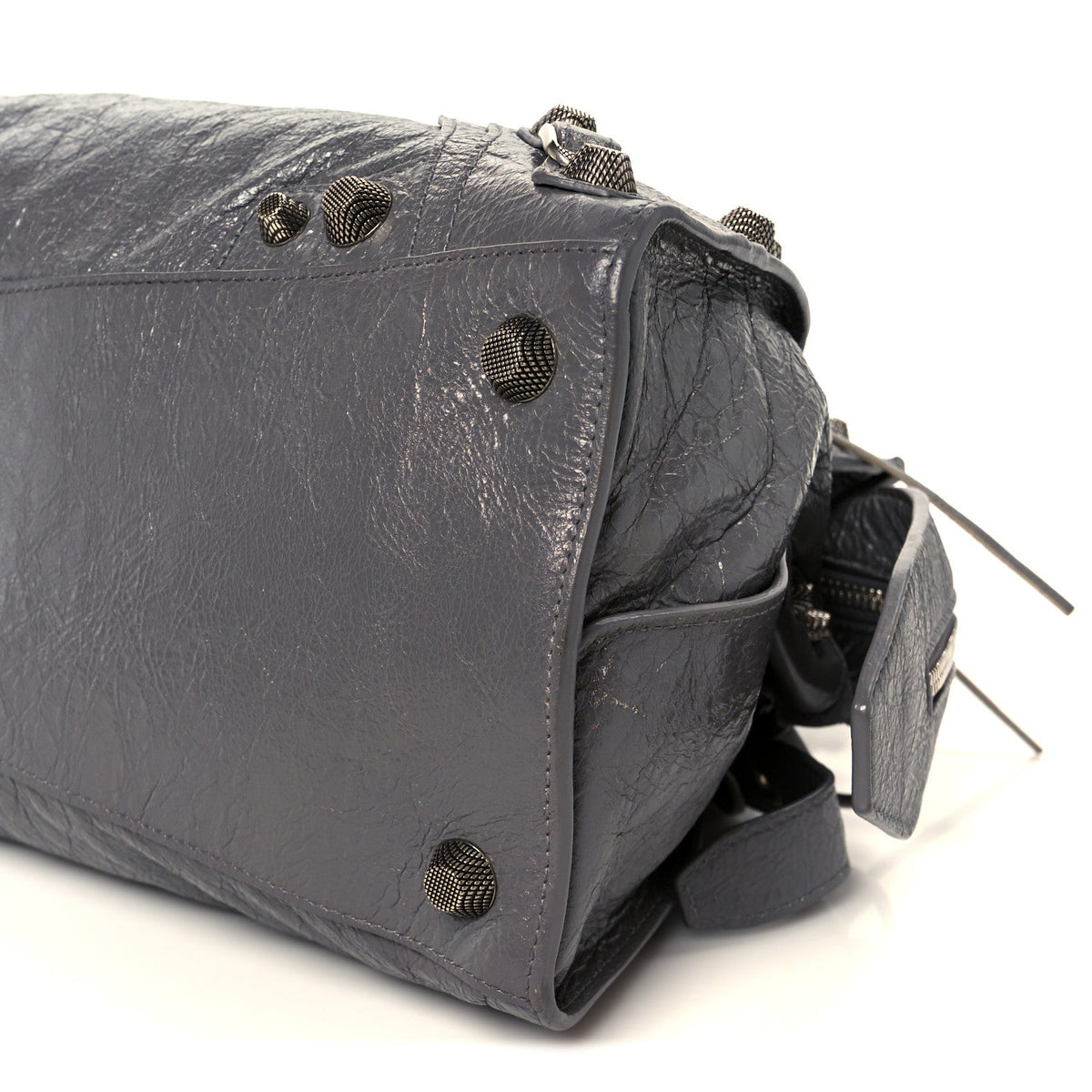 Agneau Arena Neo Cagole City Handbag Dark Grey