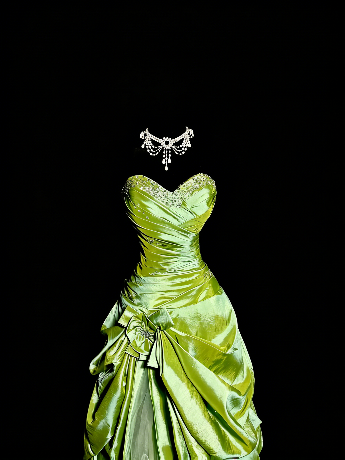 Elegant Prom Dress Green Sweetheart Pleated Tulle Formal Dress Evening Dresses Birthday Party Dress D4663