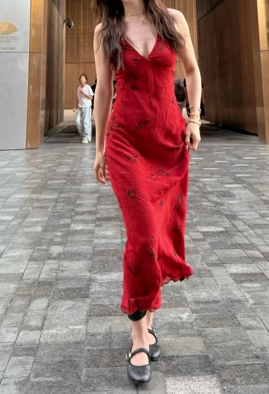 Burgundy Prom Dress V-neck Gala Gown Cocktail Outfits Evening Dresses D4937