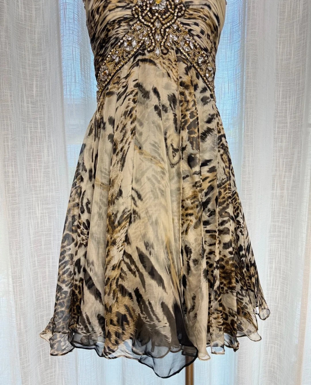 Stunning Prom Dress Sweetheart Print Cocktail Outfits Evening Dress Gala Gown D4994