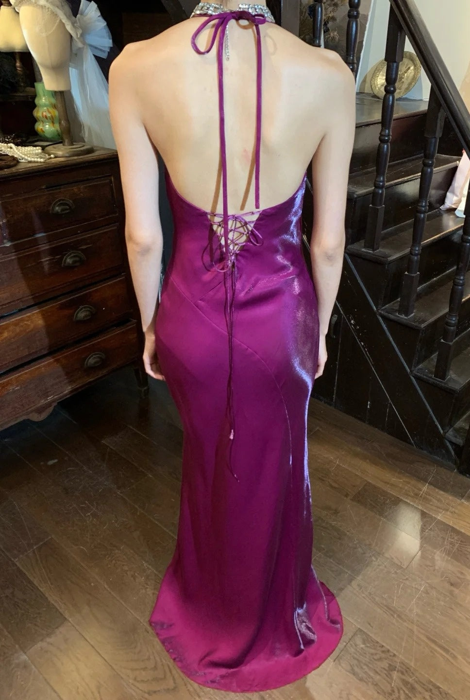 Gorgeous Prom Dress Halter Gala Gown Fomal Evening Dress Graduation Dress D5169