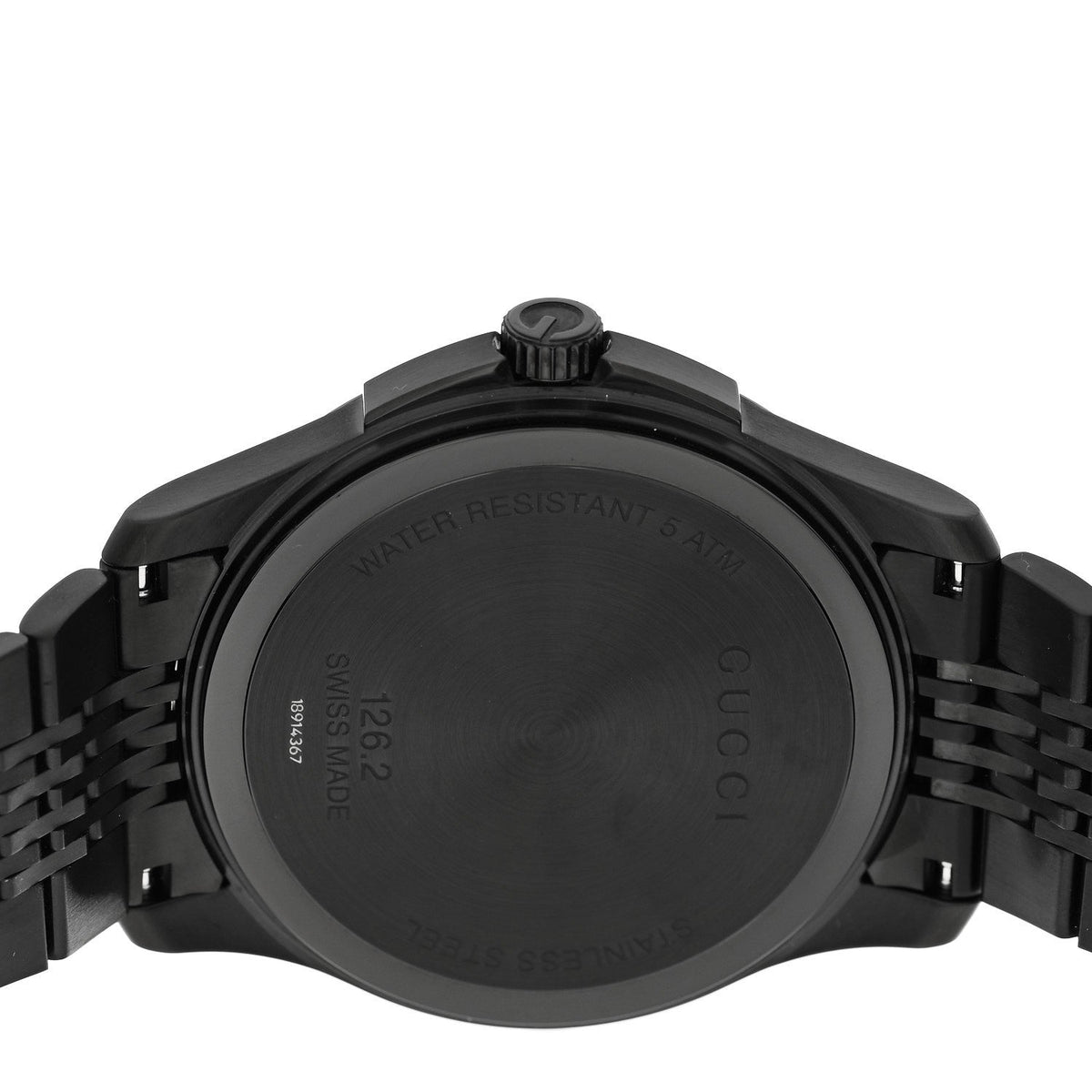 PVD Stainless Steel 44mm G-Timeless Quartz Watch Black