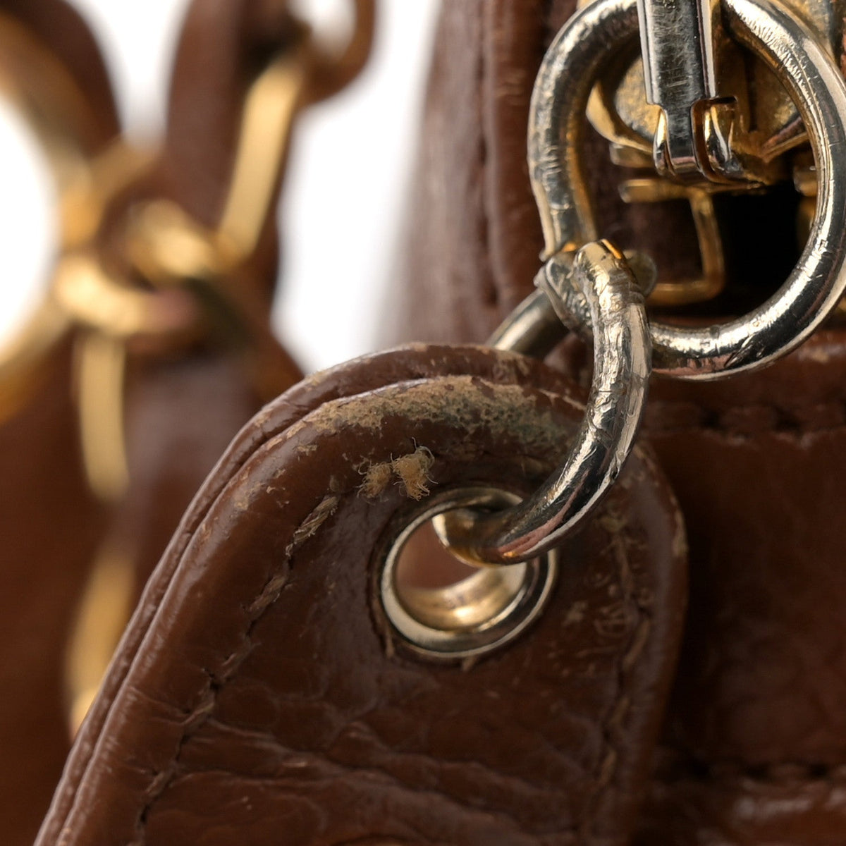 Caviar CC Shoulder Bag Brown