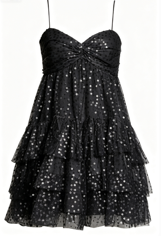 Cute A Line Spaghetti Straps Pink Sequin Short Formal Homecoming Dresses Party Graduation Dress Hoco Dresses DH2738