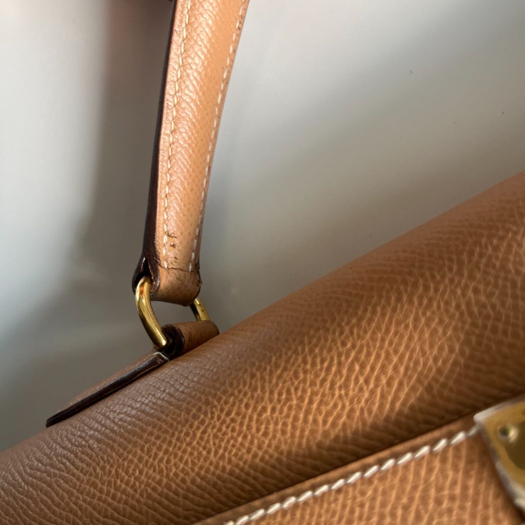 Hermès Sellier Kelly 35 Gold Bag