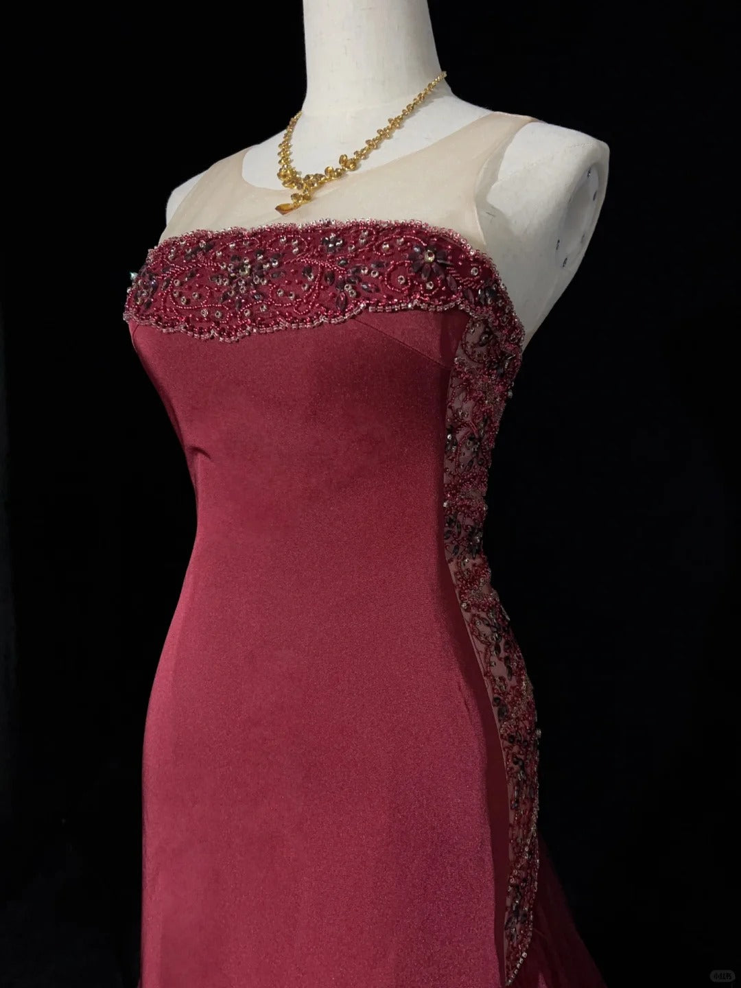 Charming Prom Dress Crew Neck Floor Length Prom Dress Evening Dress Gala Dress Business Dinner Dress D2444
