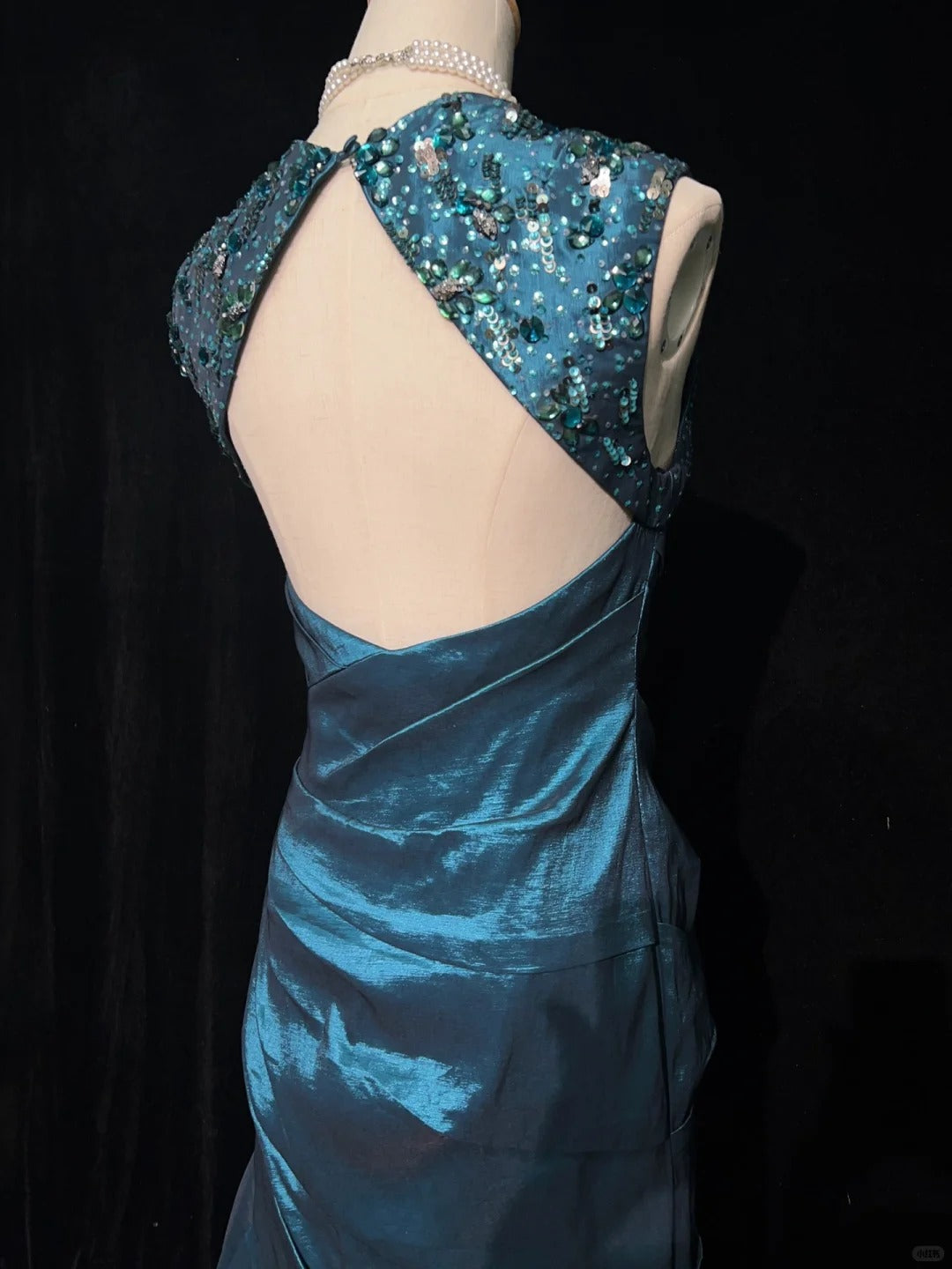 Elegant Prom Dress Backless Pleated Mermaid Prom Gown Evening Dress Gala Dress D2561
