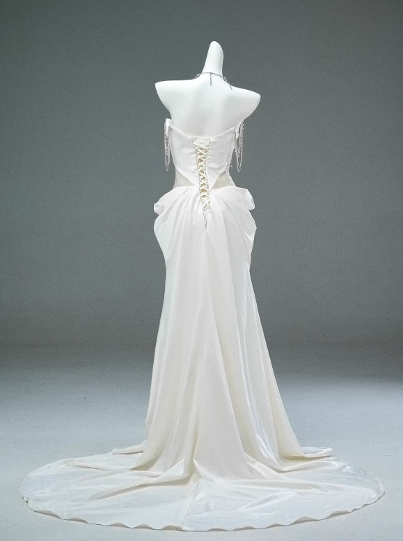Stunning Prom Dress Strapless Crystal Prom Gown Evening Dress Gala Dress Party Dress D2624