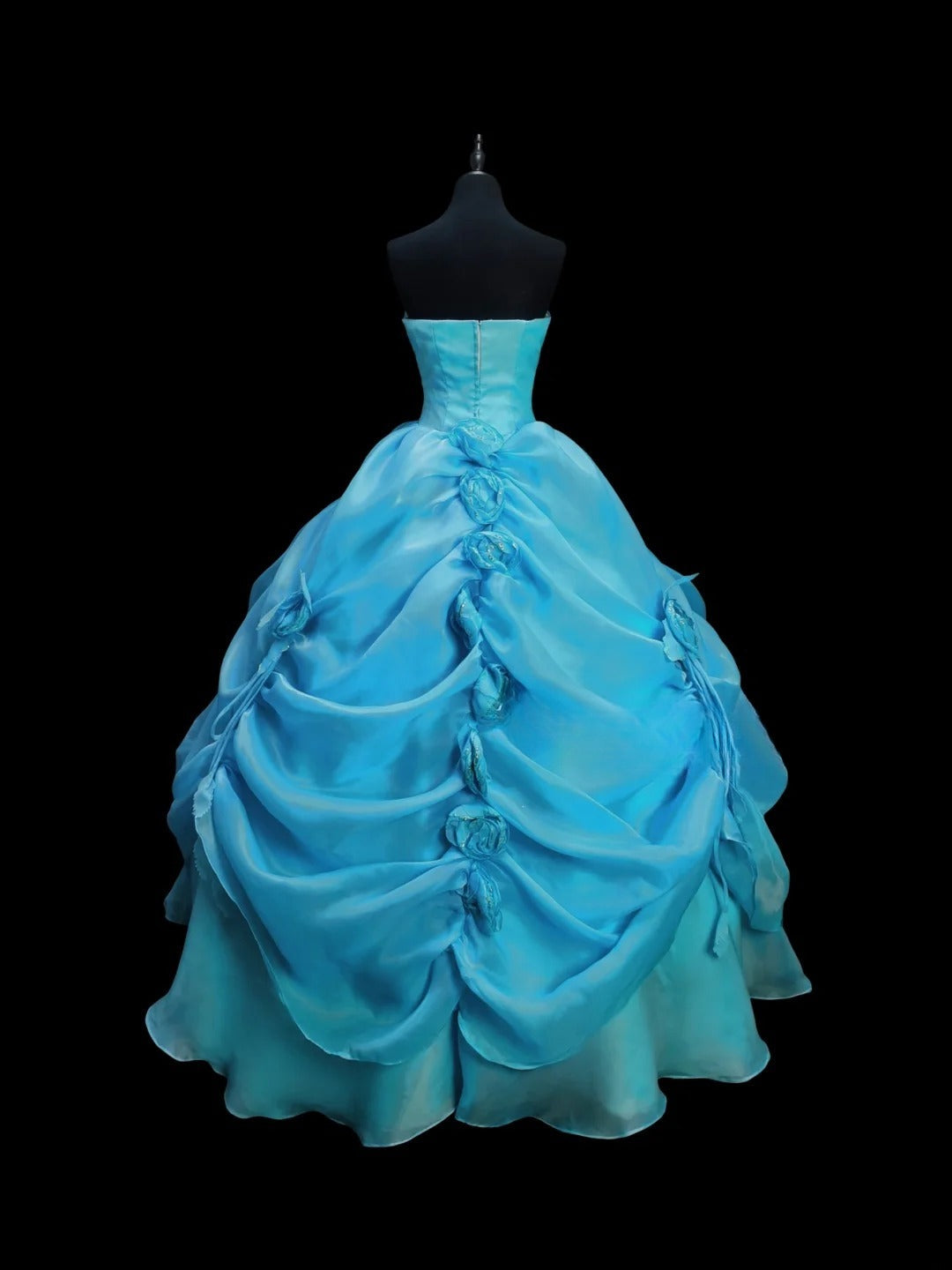 Sweet Prom Dress Sweetheart Crystal Pleated Ball Gown 16th Dress Evening Dress D2826