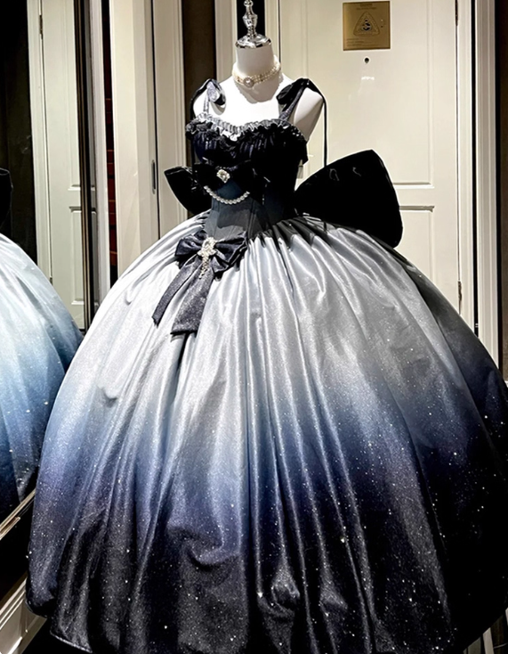 Unique Prom Dress Spaghetti Straps Pleated Ball Gown Princess Dress Birthday Evening Dress D2937