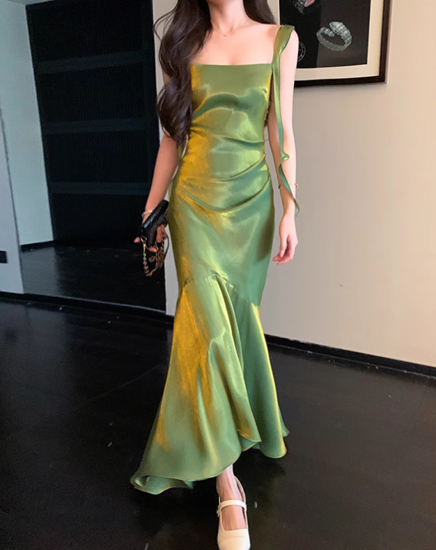 Beauty Prom Dress Square Neck Evening Dress Gala Dress Party Dress D2966