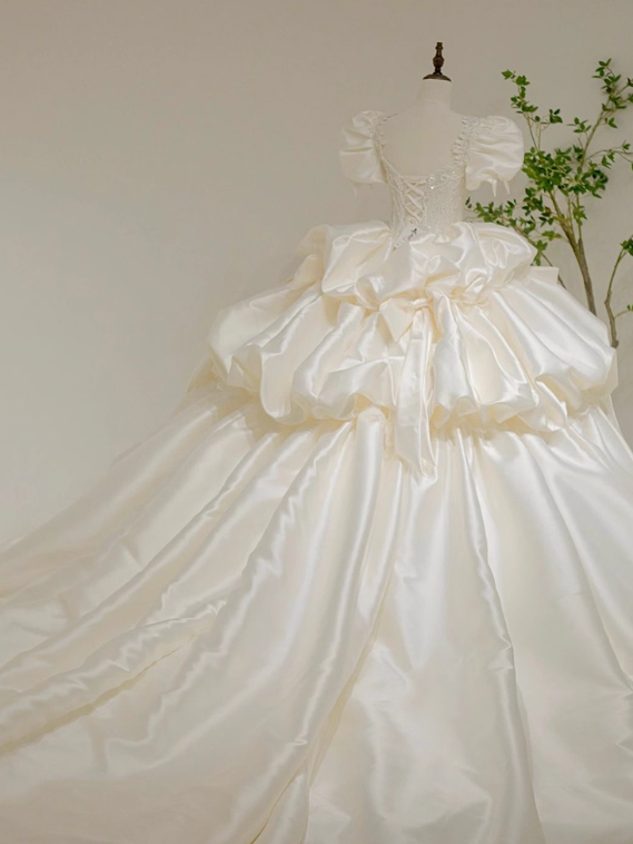 Gorgeous Wedding Dress Sweetheart Pleated Wedding Dress D3185