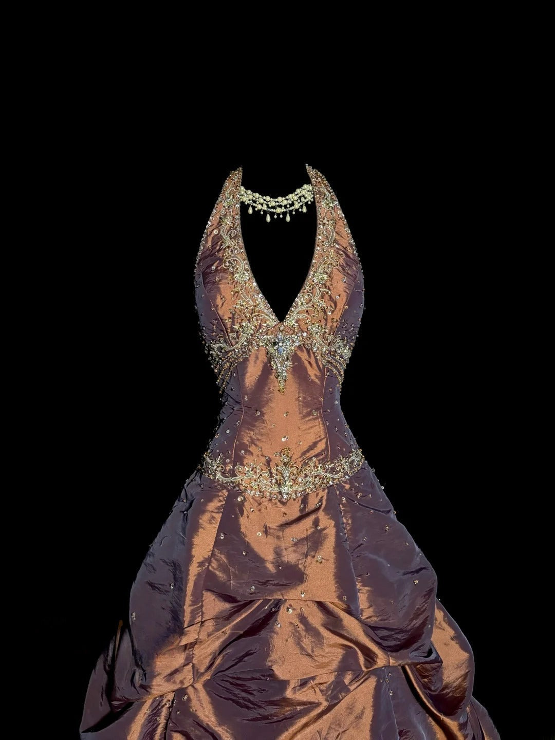 Gorgeous Prom Dress A Line Halter Pleated Evening Dress Gala Dress D3225