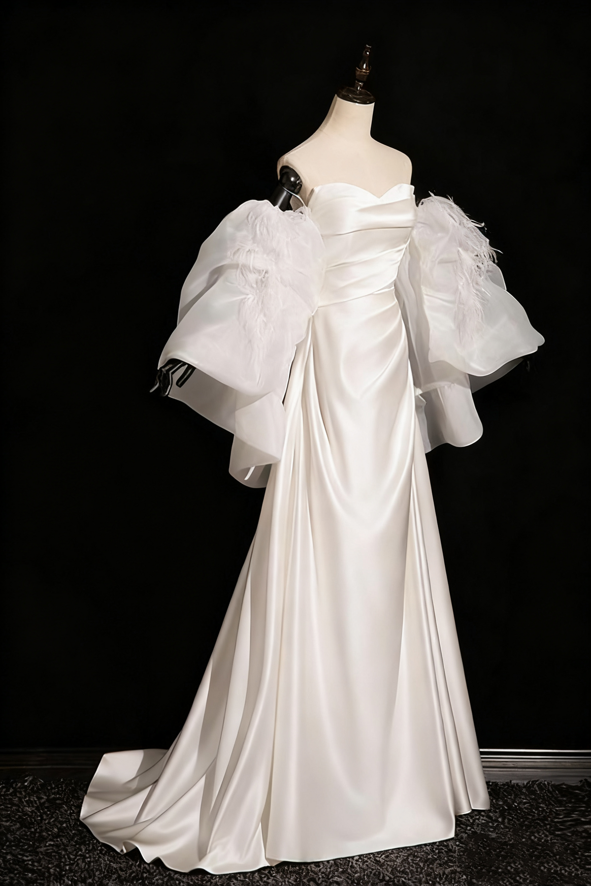 Beauty Wedding Dress A Line Sweetheart Pleated Wedding Dress D3302