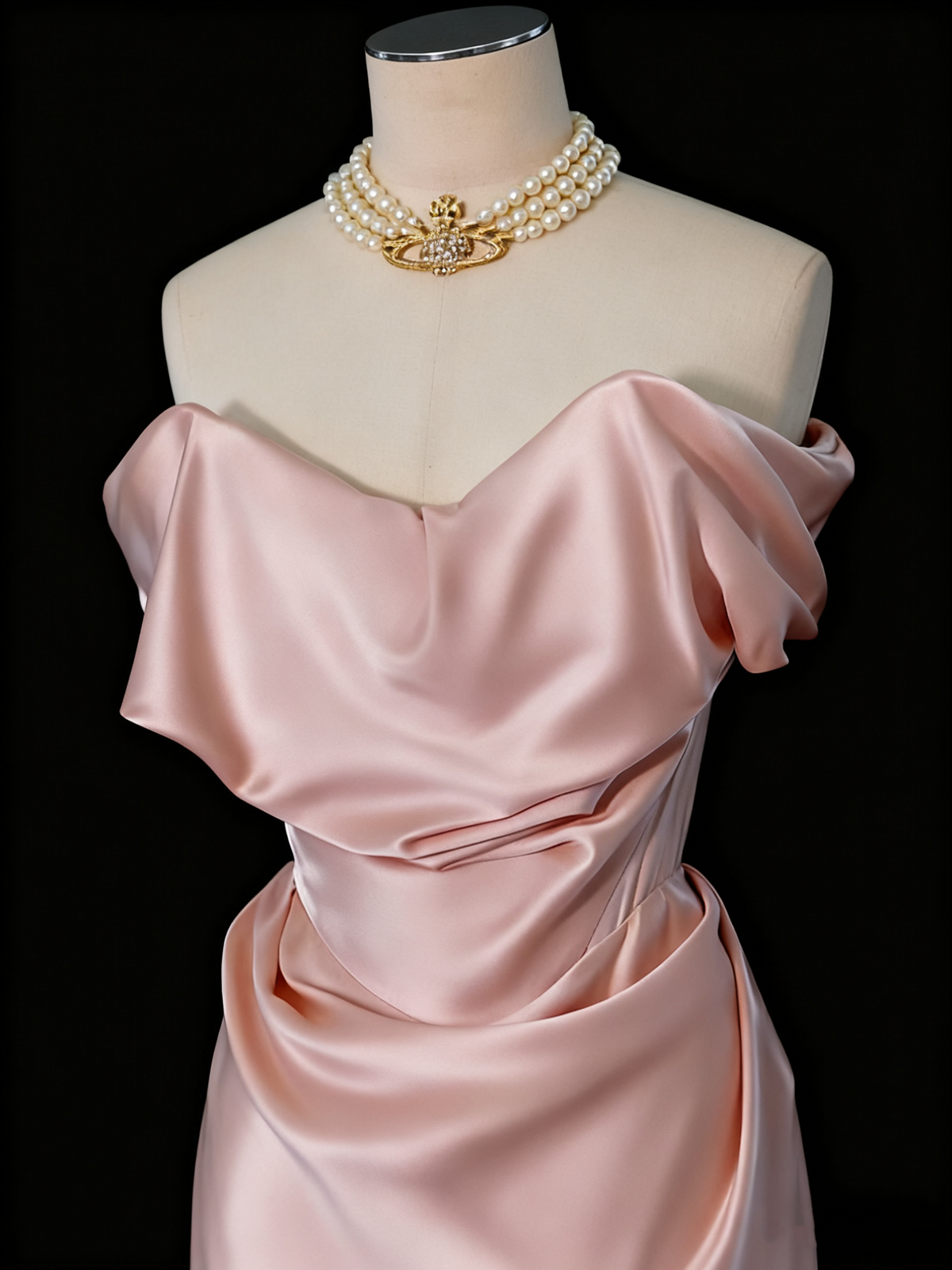 Minimalist Prom Dress Strapless Pleated Gala Dress Evening Dress D3505