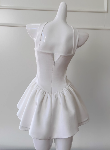 New Arrival Homecoming Dress Strapless Pleated Birthday Party Dress Short Prom Dress D3517