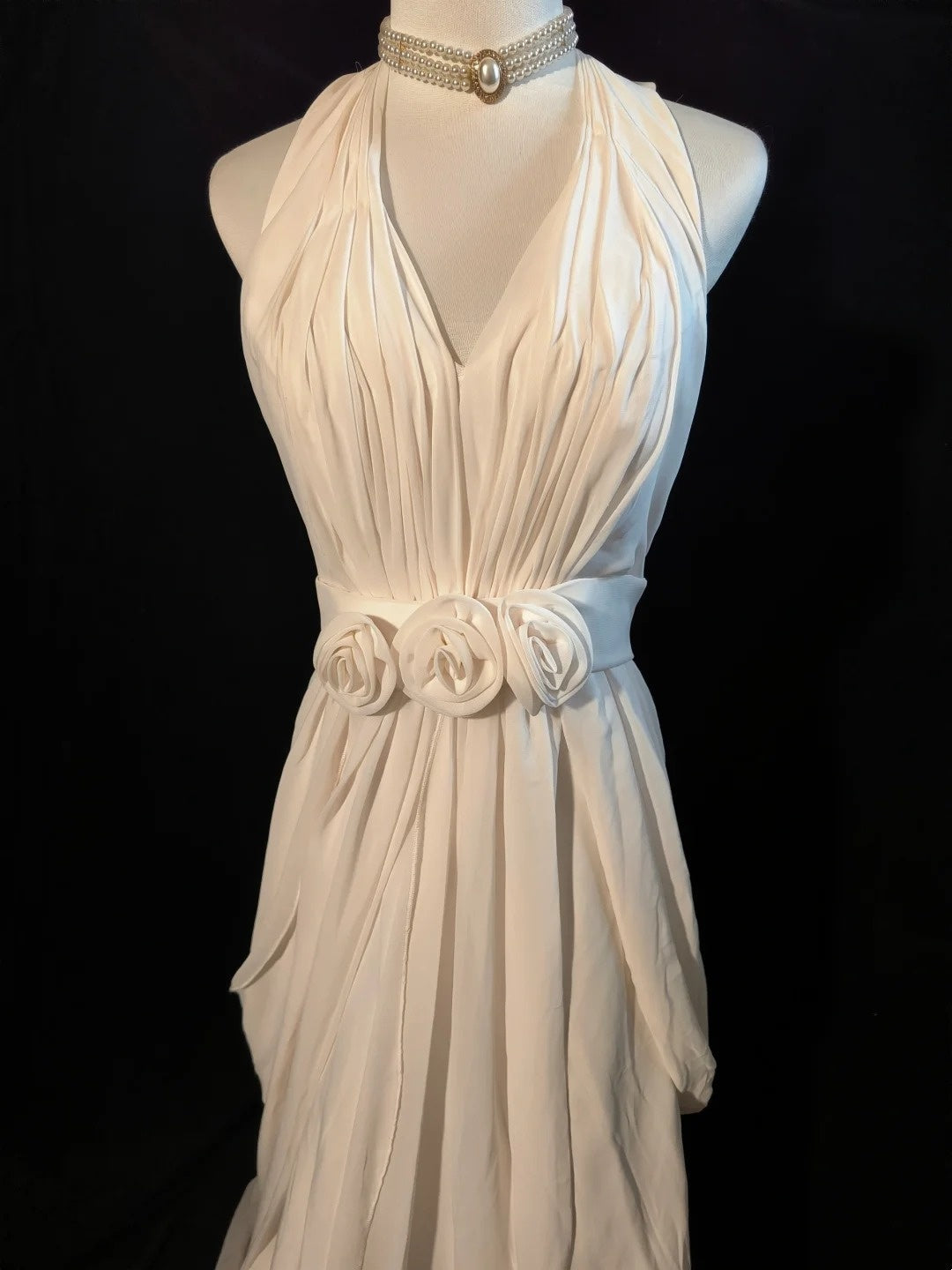 Elegant Wedding Dress A Line V-neck Pleated Wedding Dress D3522