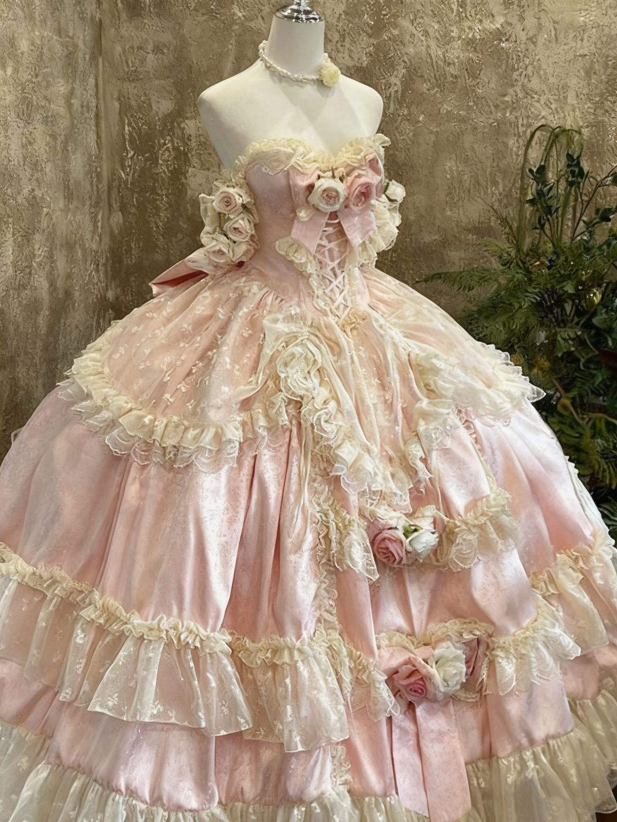 Sweet Prom Dress Sweetheart Pleated Tiered Ball Gown Quinceanera Dress Evening Dress D3719