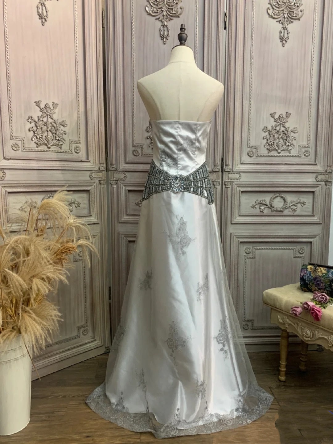 Elegant Prom Dress A Line Strapless Prom Dress Evening Dress Birthday Party Outfits D4064