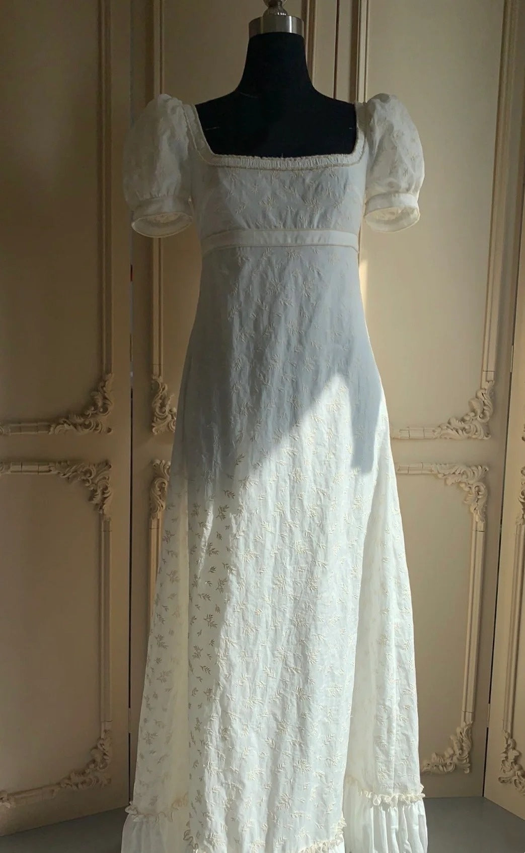 Vintage Prom Dress Square Neck Gala Gown Formal Dress Evening Dress D4162