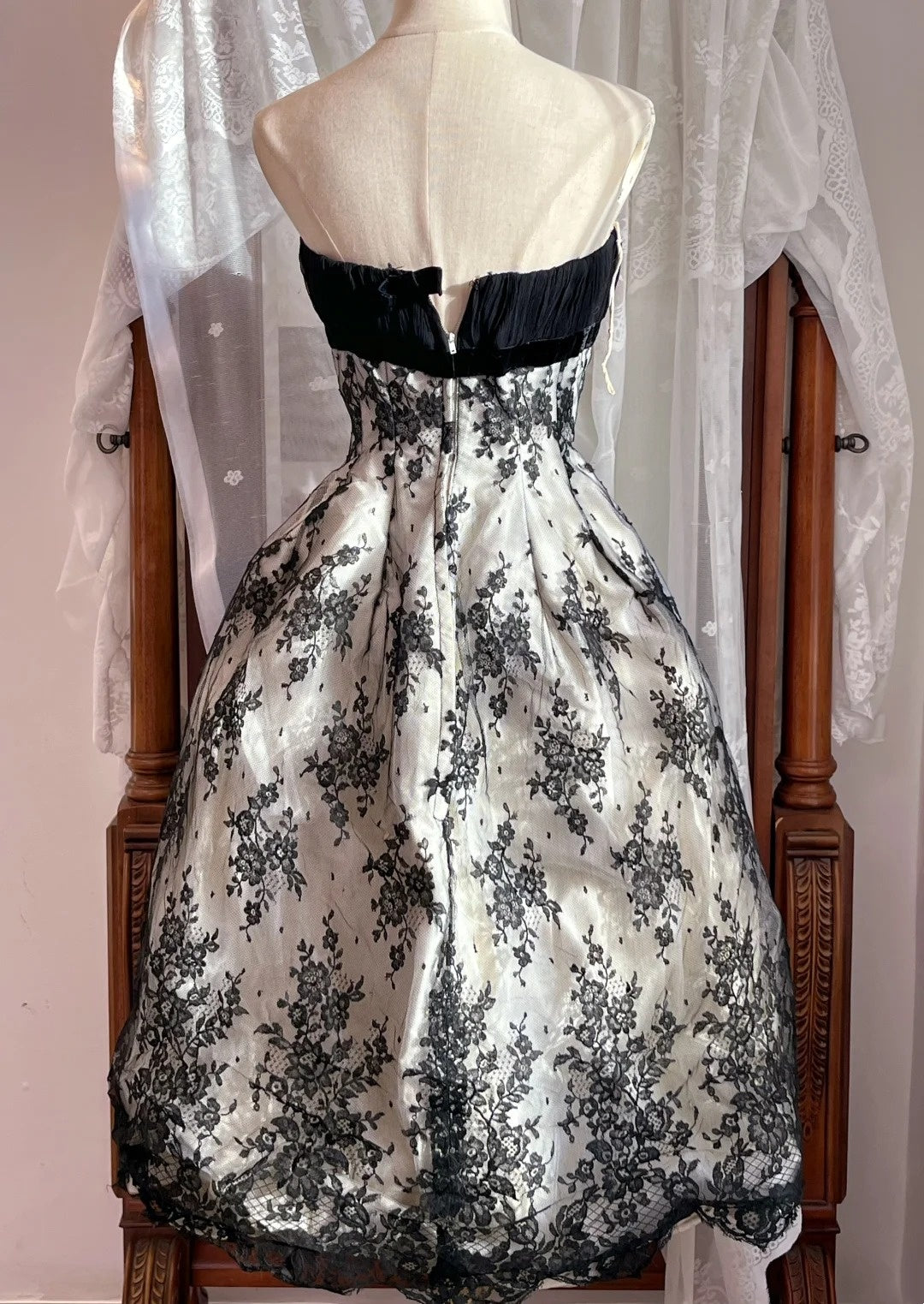 New Arrival Prom Dress Strapless Pleated Lace Evening Dress Birthday Party Dress D4231