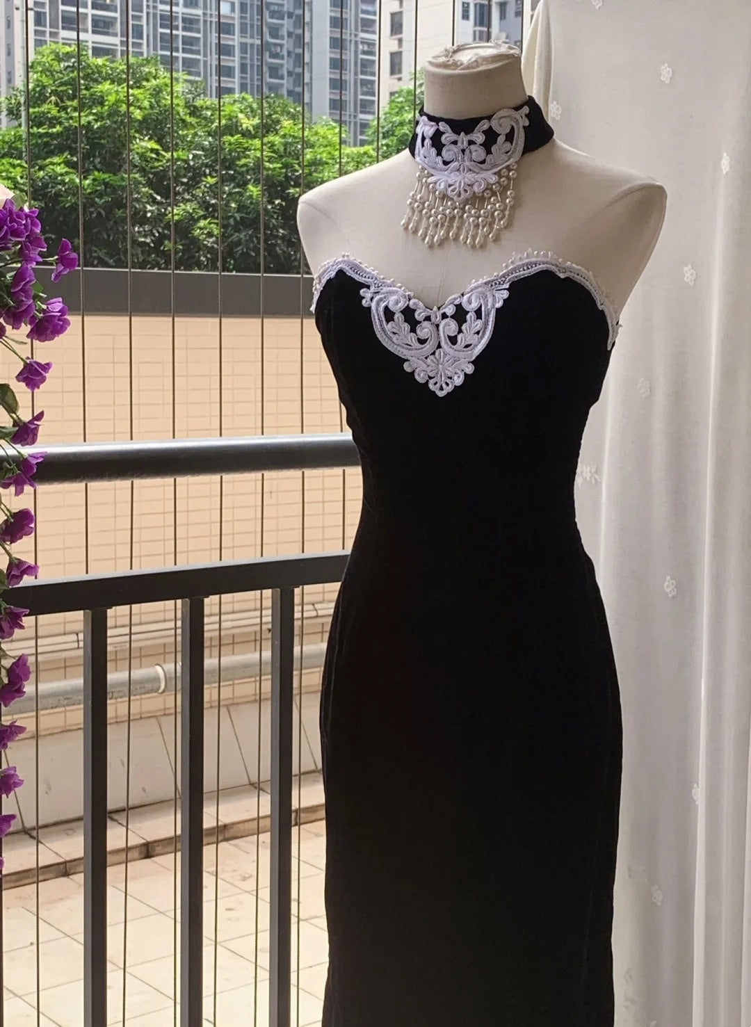 Elegant Prom Dress Black Sweetheart Evening Dress Gala Dress Party Dress D4245