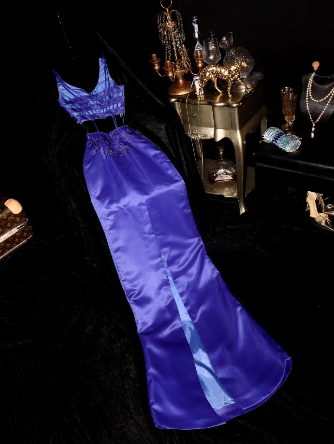 New Arrival Prom Dress V-neck Mermaid Evening Dress Gala Dress Formal Dress D4302