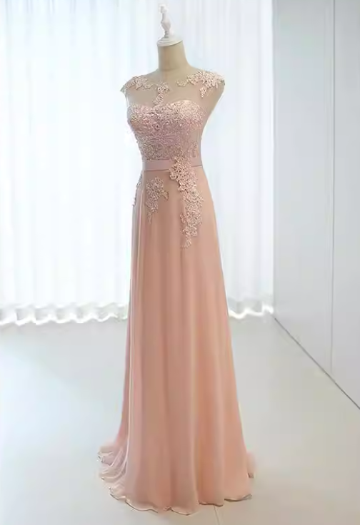 Stunning Prom Dress Crew Neck Gala Dress Evening Dress Formal Dress D4524