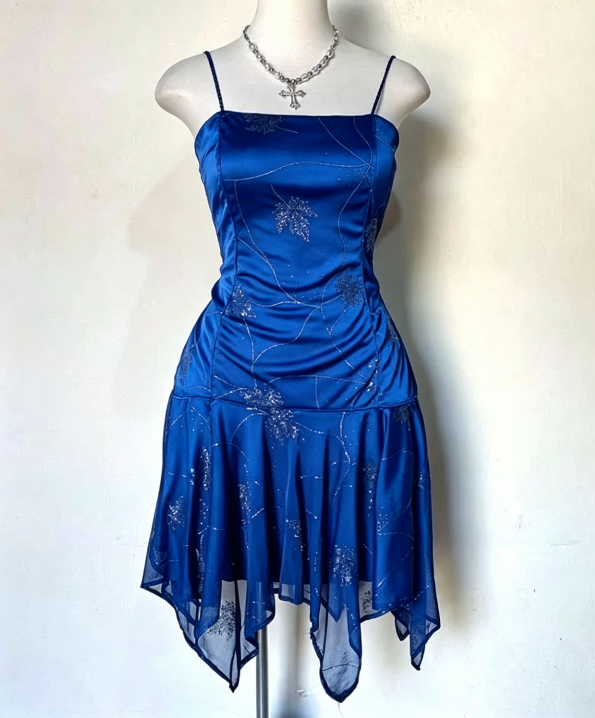 Navy Blue Straps A-Line Chiffon Short Party Dresses Homecoming Dresses Short Prom Dress, D1222