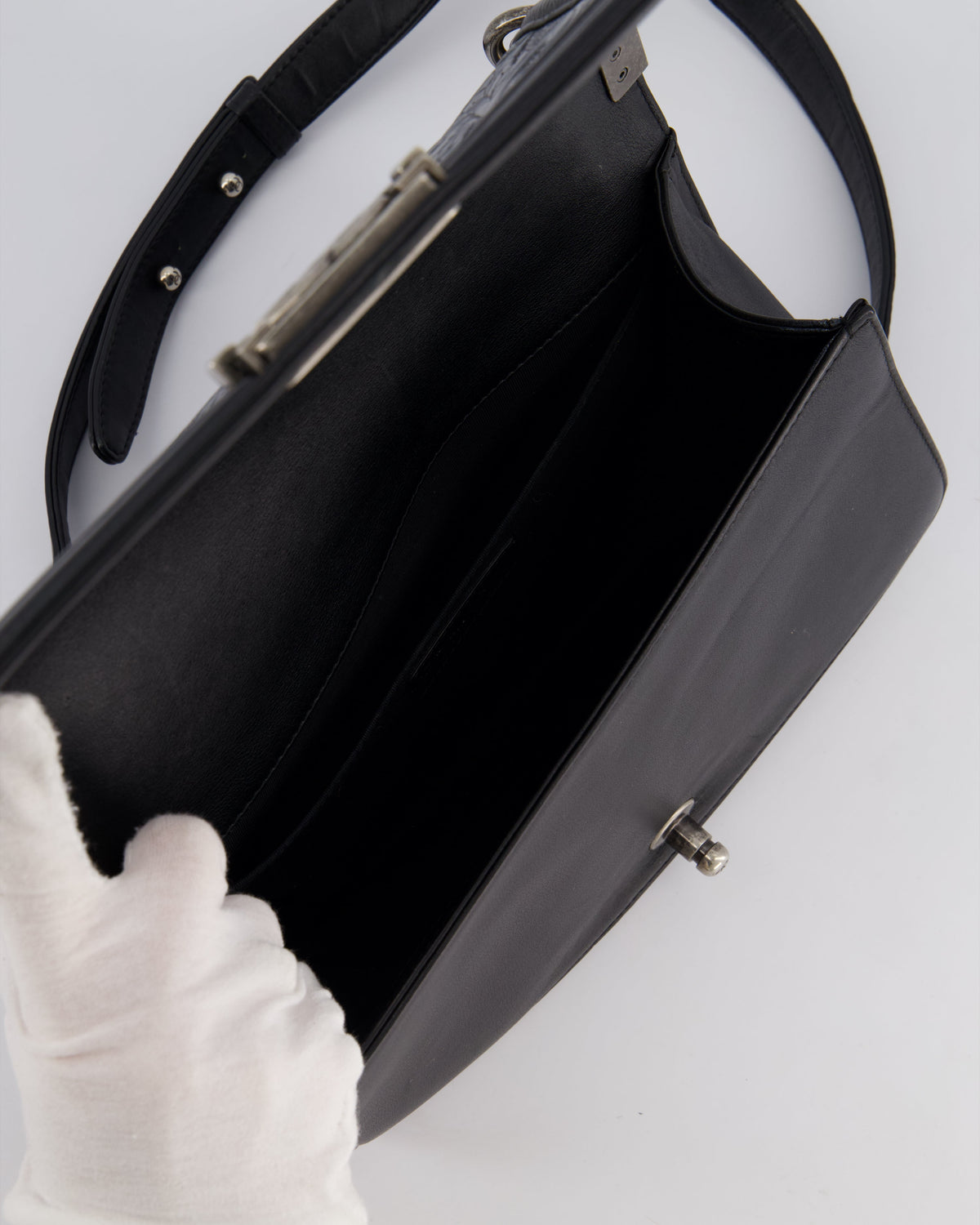Chanel 2014 Paris/Dallas Cordoba Medium Lambskin Boy Bag with Ruthenium Hardware