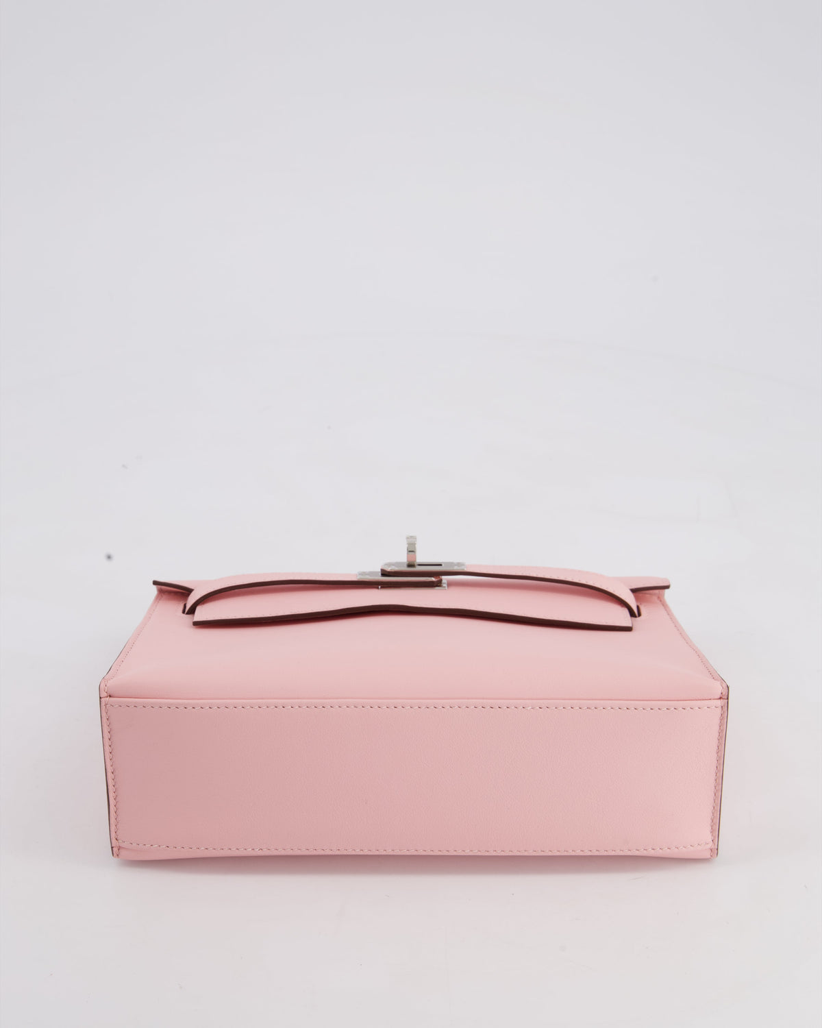 *HOT COLOUR* Hermès Mini Kelly Pochette Bag in Rose Sakura Swift Leather with Palladium Hardware