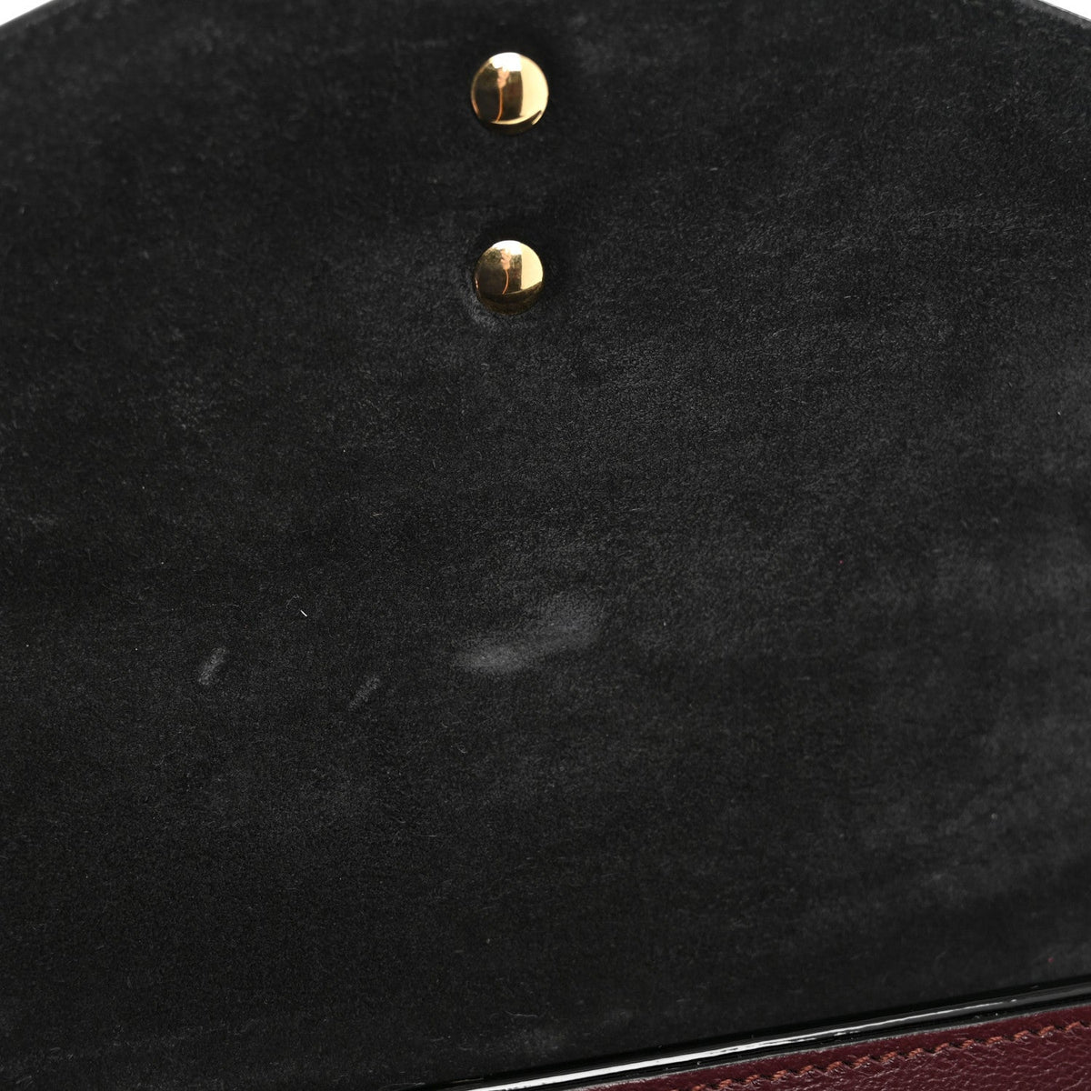 Mousse Top Patent Mini Sylvie 1969 Top Handle Bag Black