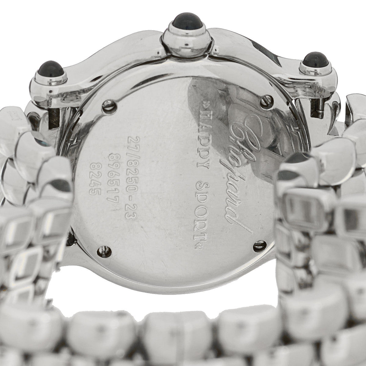 Stainless Steel Diamond Pink Mother of Pearl 26mm Happy Sport Moon Star Quartz Watch