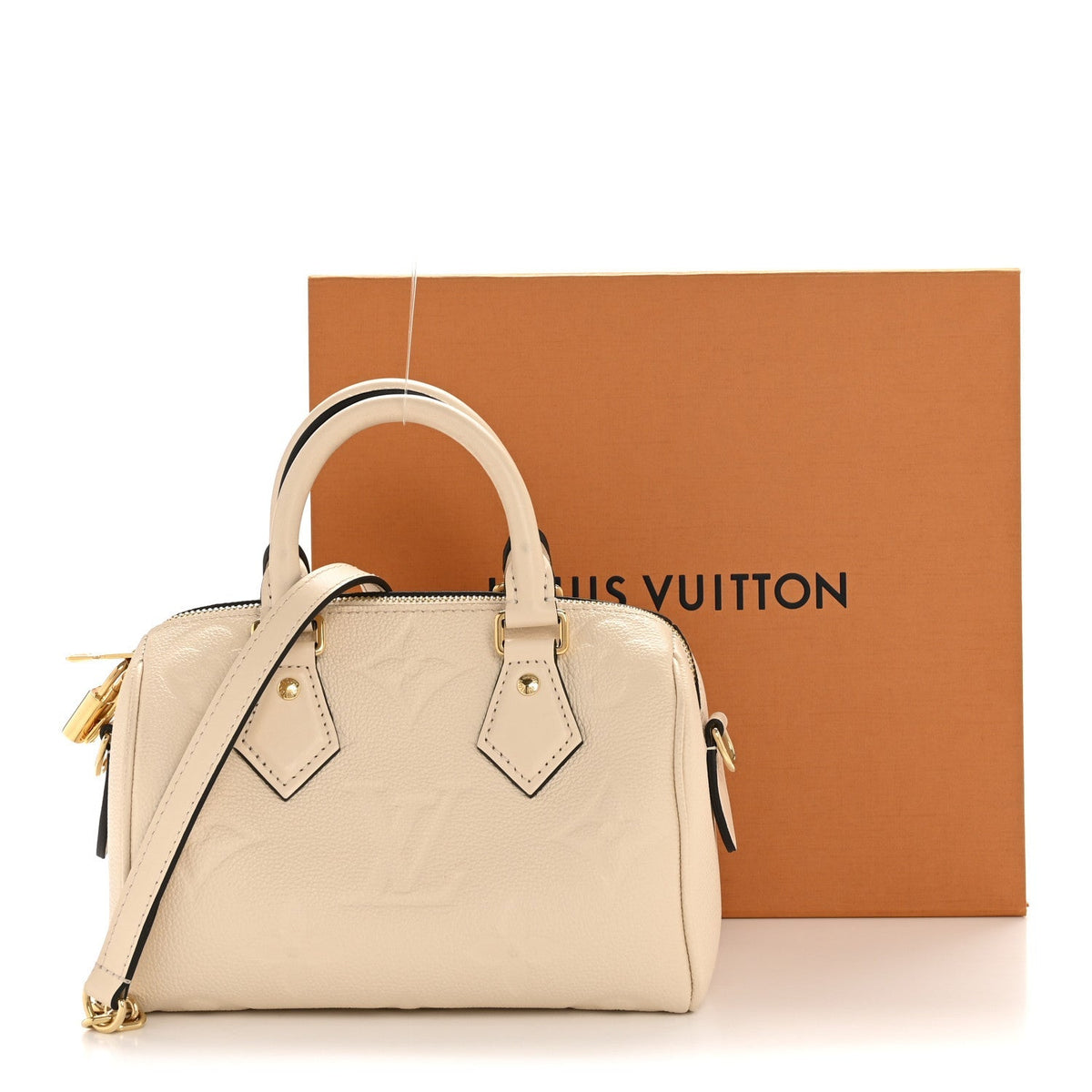 Empreinte Monogram Giant Speedy Bandouliere 20 Creme