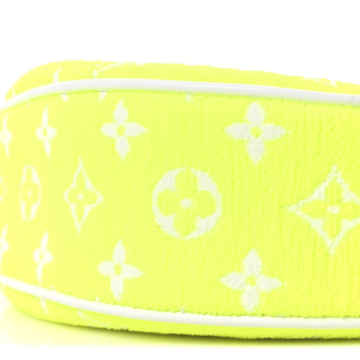 Monogram Jacquard Velvet Loop Yellow