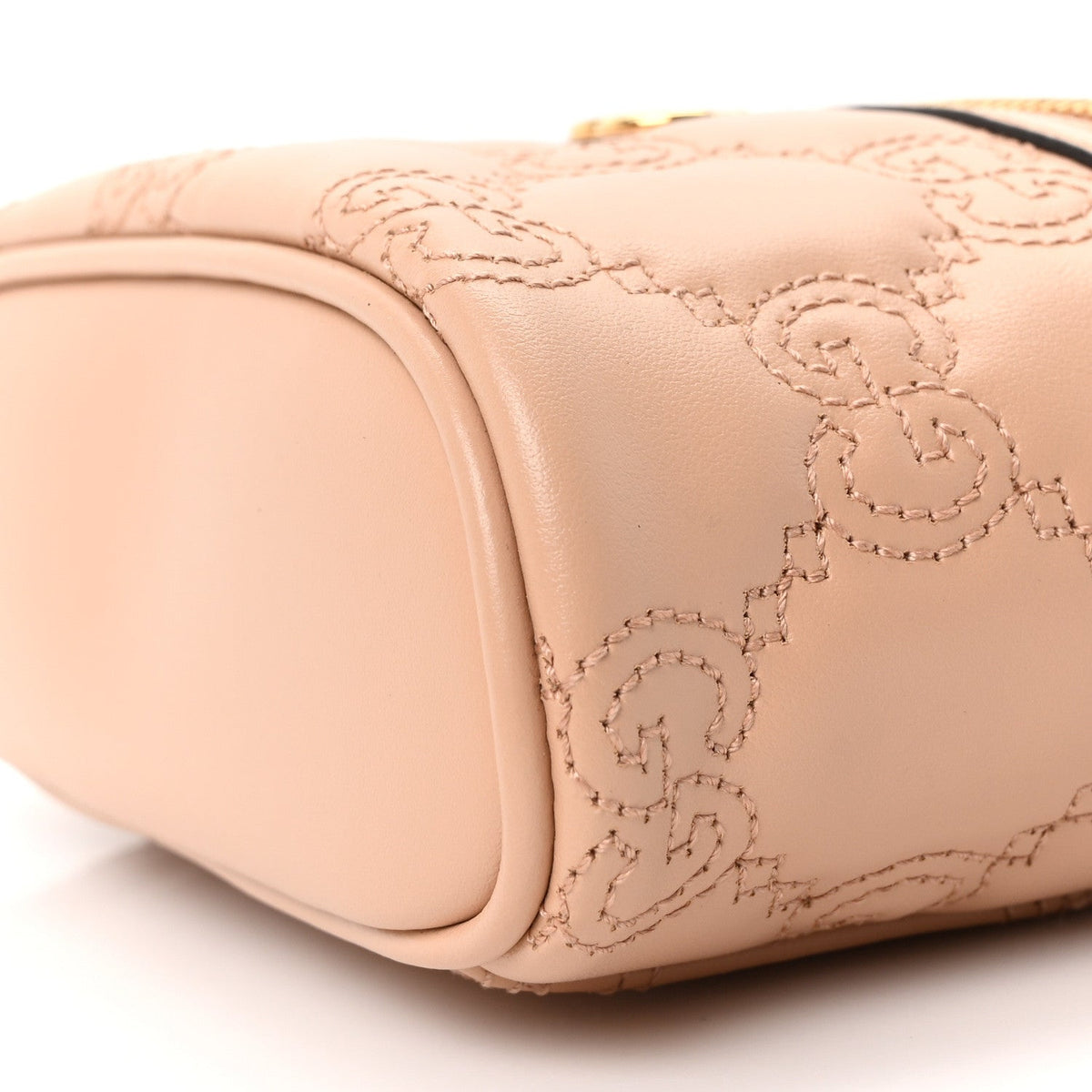 Calfskin GG Matelasse Mini Top Handle Bag Light Pink