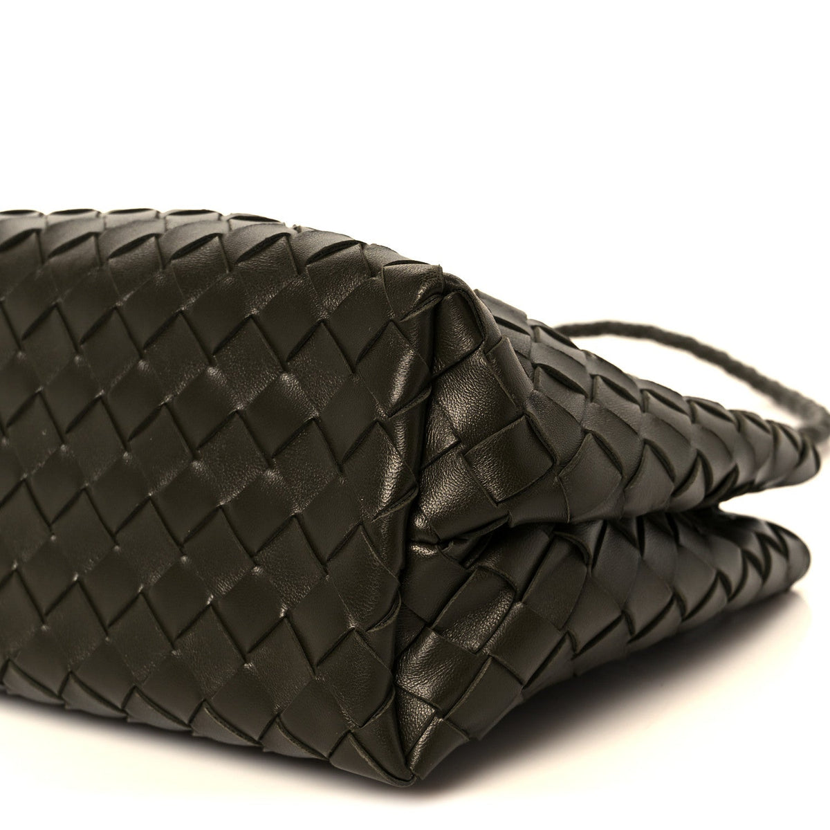 Nappa Intrecciato Small Andiamo Shoulder Bag Cypress