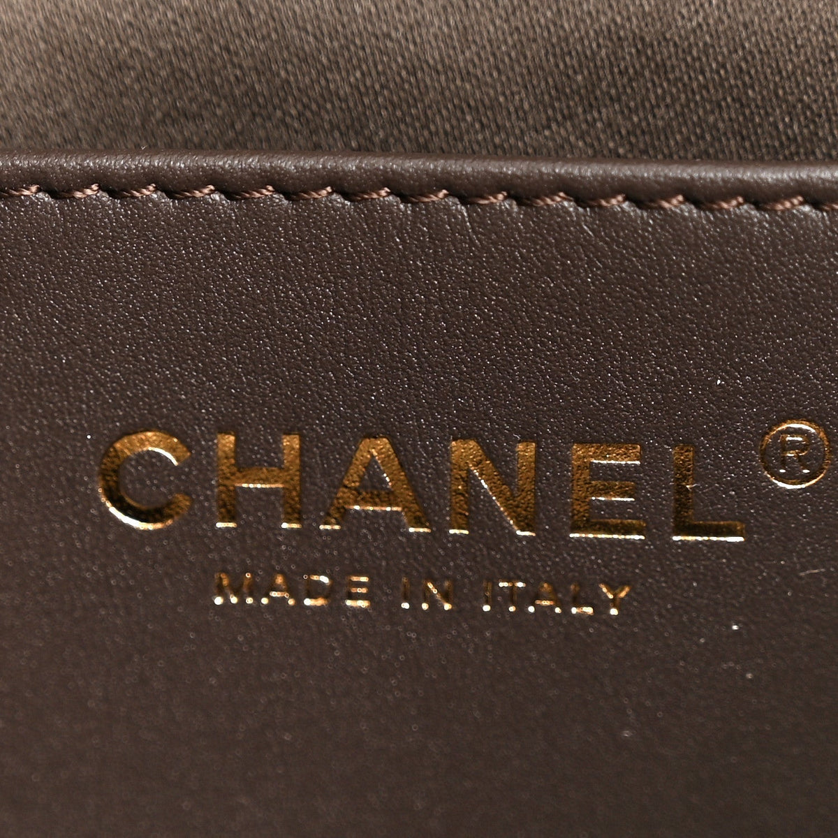 Suede Quilted Mini Chanel 25 Handbag Dark Brown