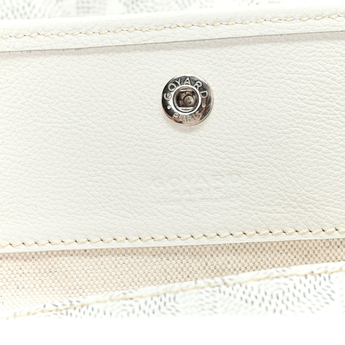Goyardine Saint Louis PM White