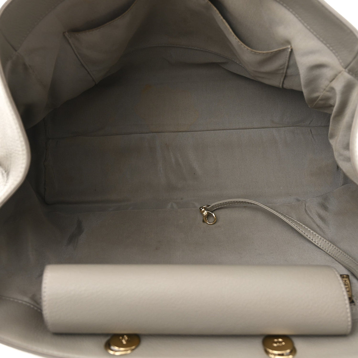 Bullskin Stitched Large Shopping Bag Grey