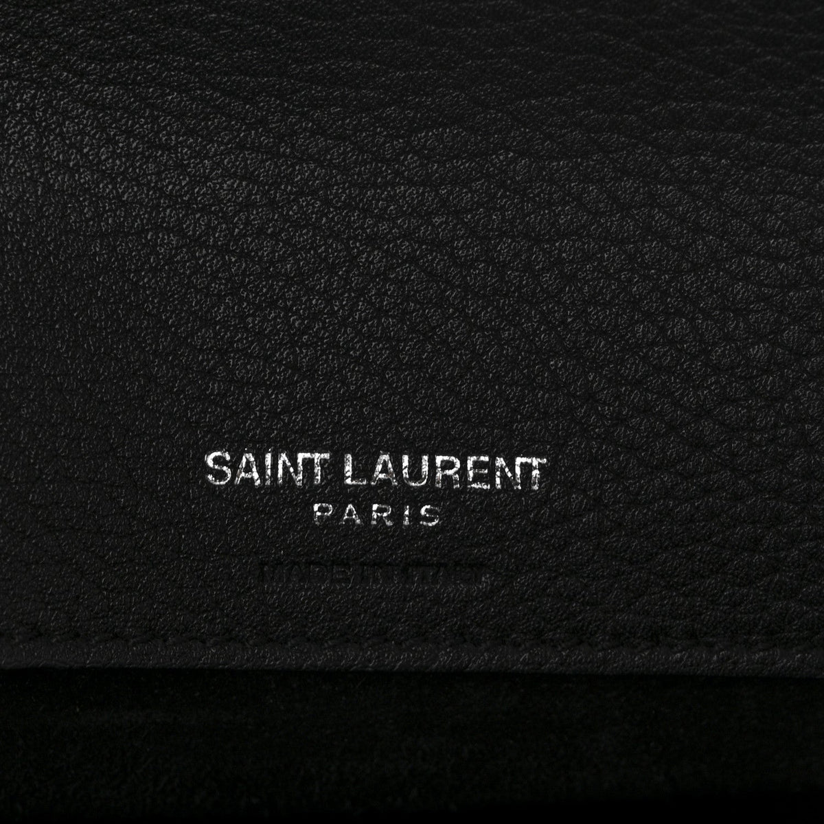 Grained Calfskin Baby Sac De Jour Souple Black