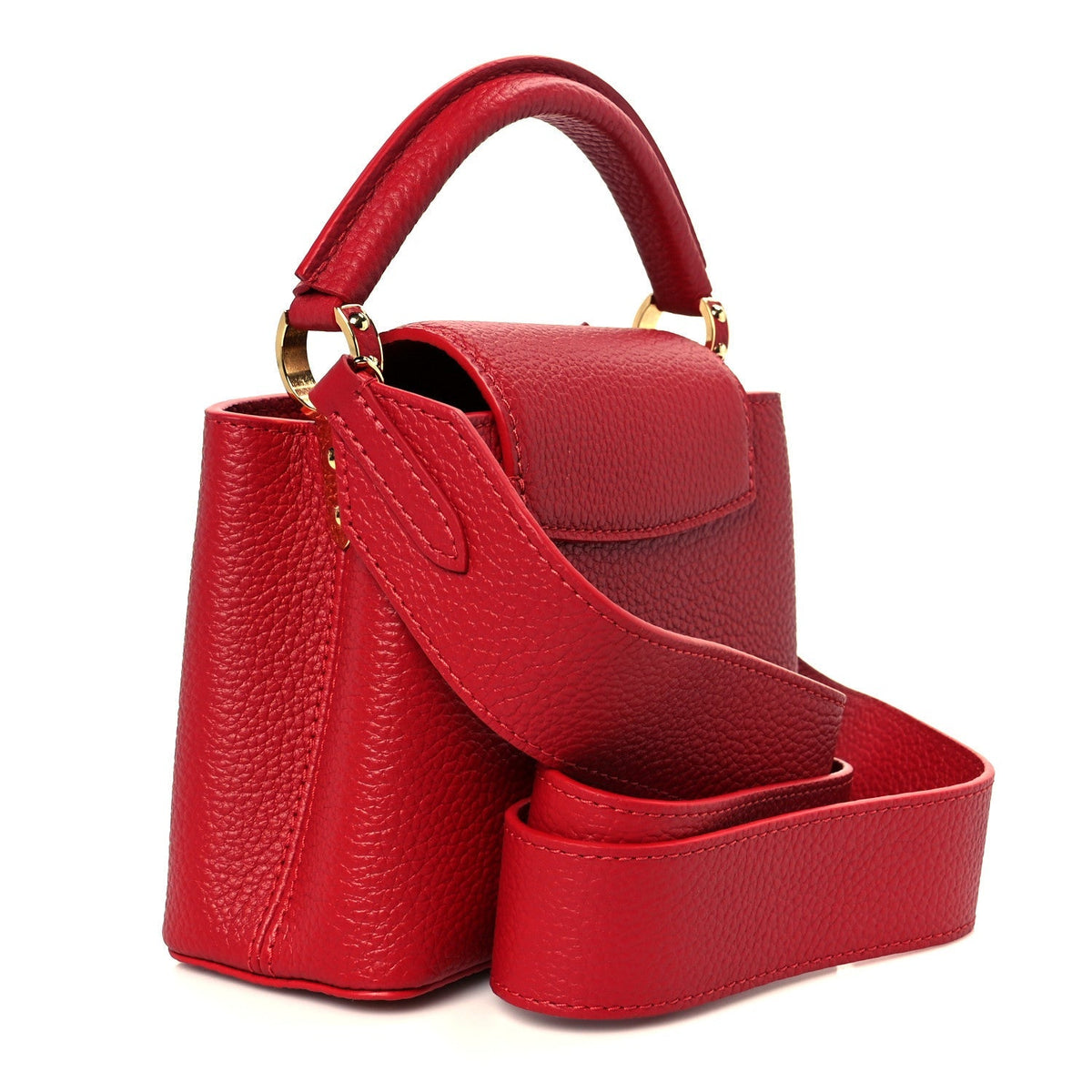 Taurillon Mini Capucines Scarlet
