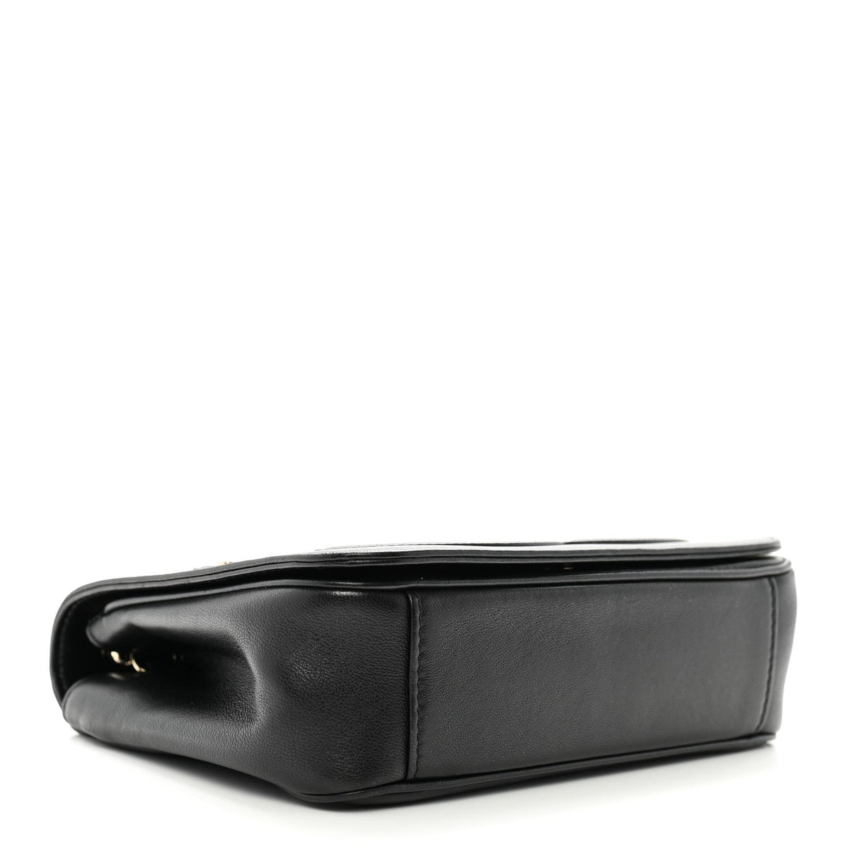 Lambskin CC Mania Flap Bag Black
